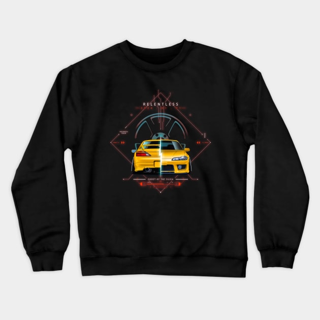 JDM S15 Silvia Relentless Crewneck Sweatshirt by Kongcept Design